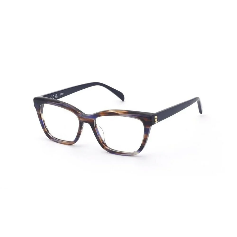 NWT Tous VTOD15-09G2 Striped Violet 54mm Eyeglasses